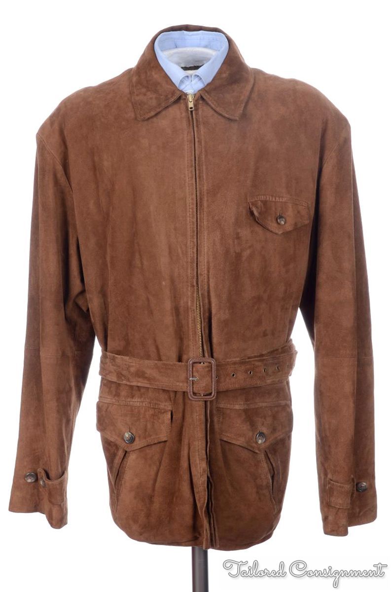 Create Your Etsy Account Lauren Ralph Lauren Gold linen (60%) and silk (37%) blend safari style jacket with belt Size 4 A safari style jacket with gold threading that brightens up and modernizes a classic style. 5 buttons, si.