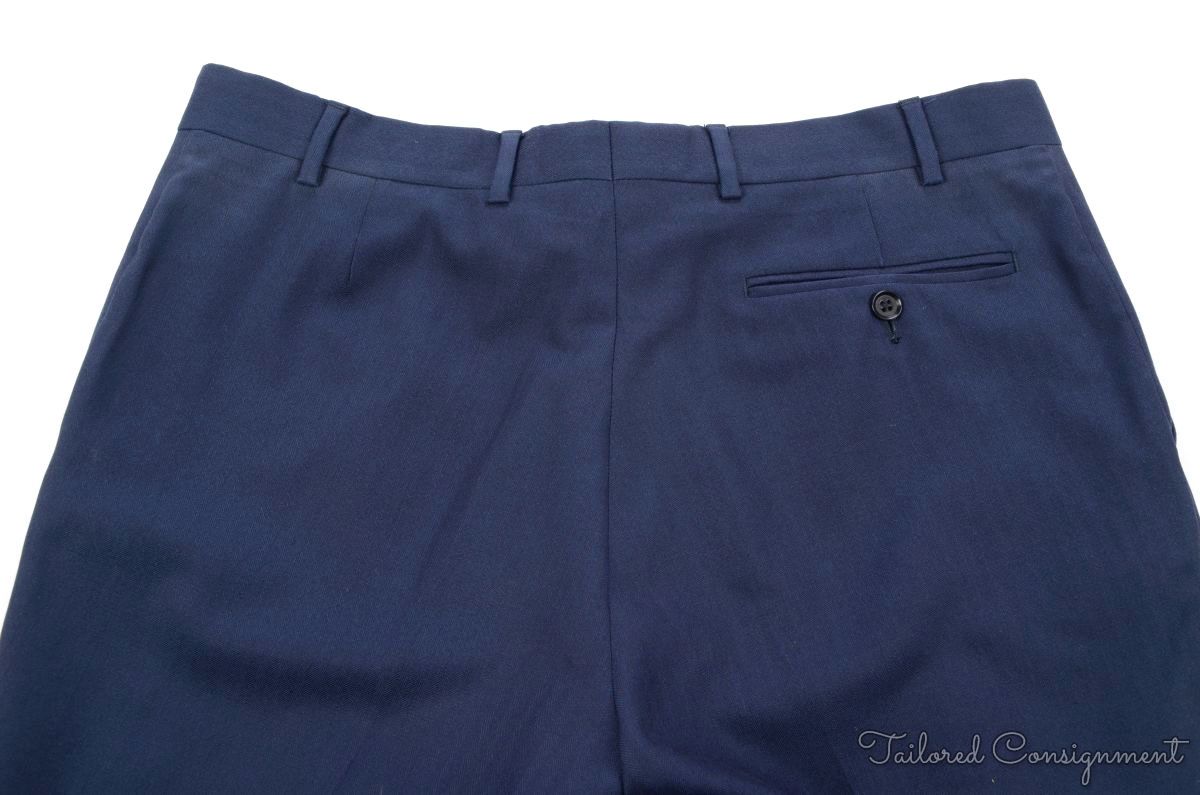 CHARLES TYRWHITT Blue Solid 100% Wool Jacket Pants SUIT Mens - 38 R | eBay