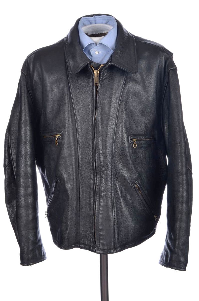 Details About Schott Classic Back Leather Café Racer Motocycle Moto Jacket 52