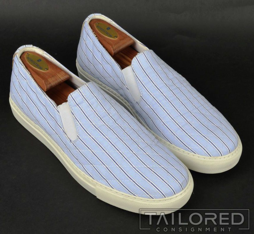 comme des garcons blue shoes